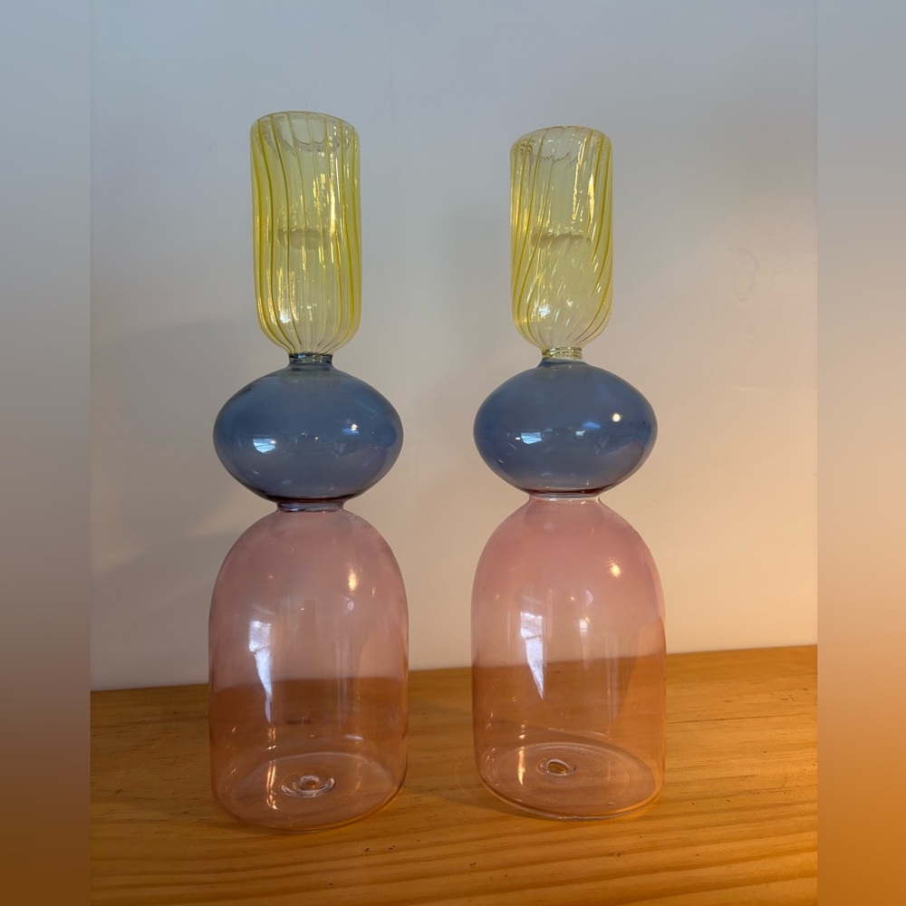 Anthropologie Calle Candle Holder, set of 2